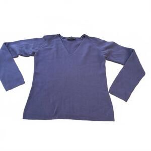 Banana republic women’smerino wool lavender pull over cardigan base layer  sz S